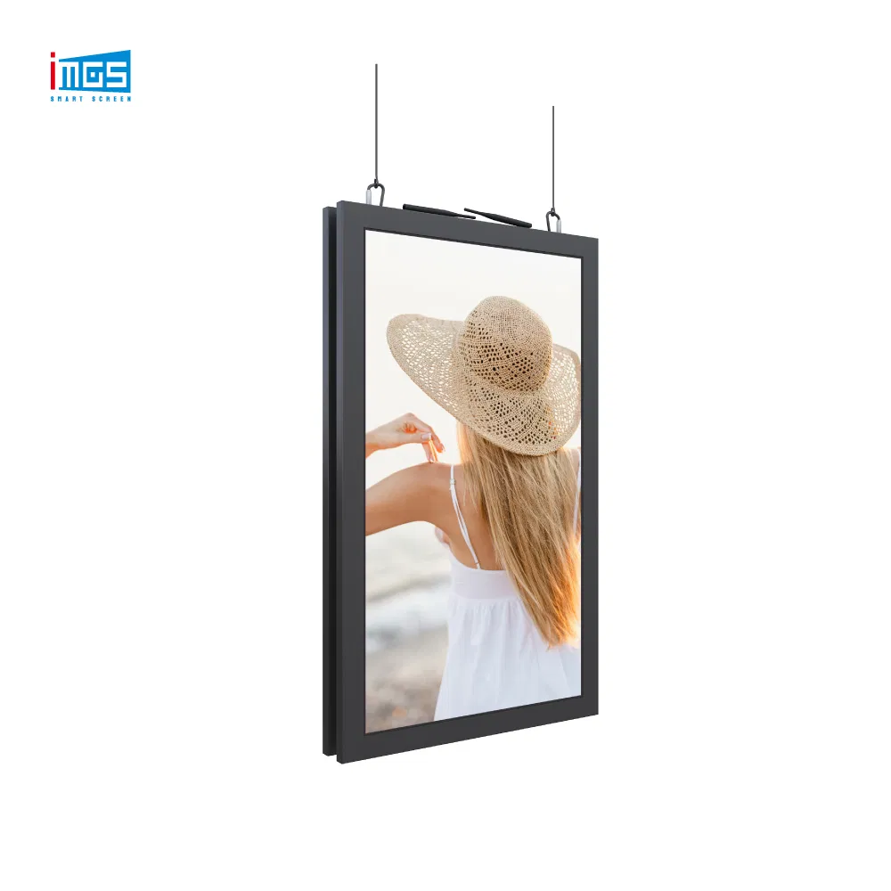 Двусторонний LCD-дисплей 43 дюйма, 750 нит