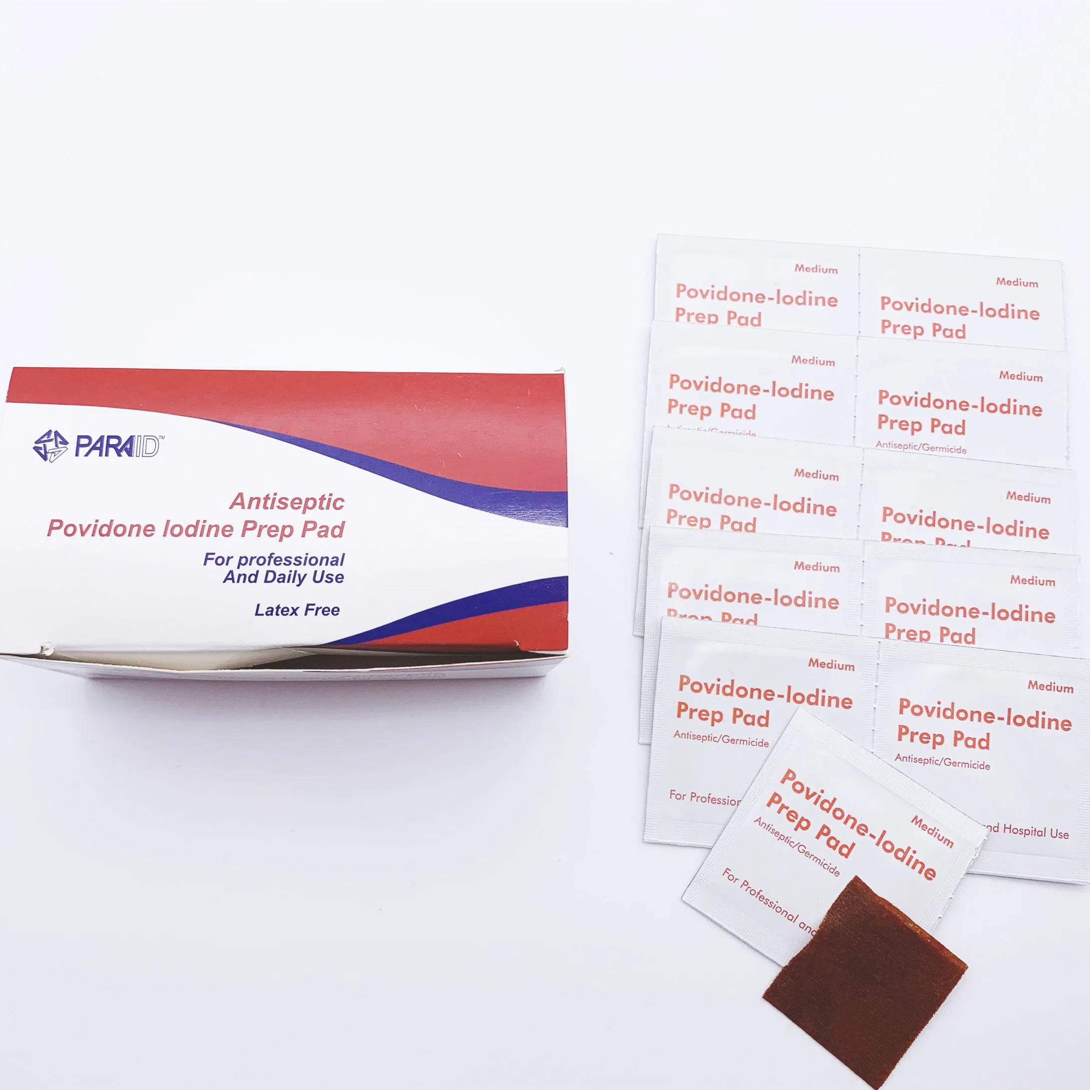Disposable Medical Antiseptic Nonwoven Povidone Iodine Prep Wipe Pad
