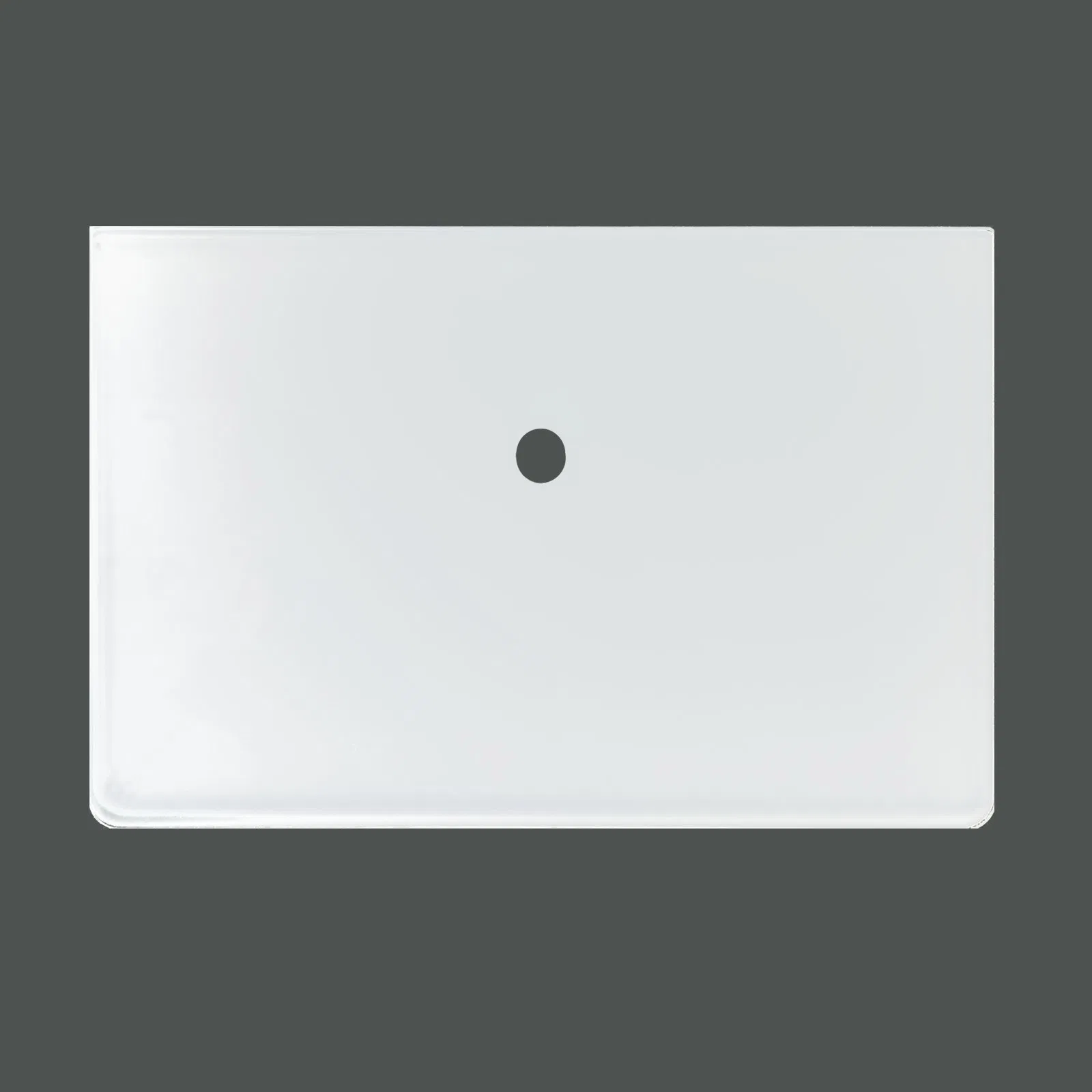 White Ultra Clear Glass Scale Tempered LCD Glass Panel