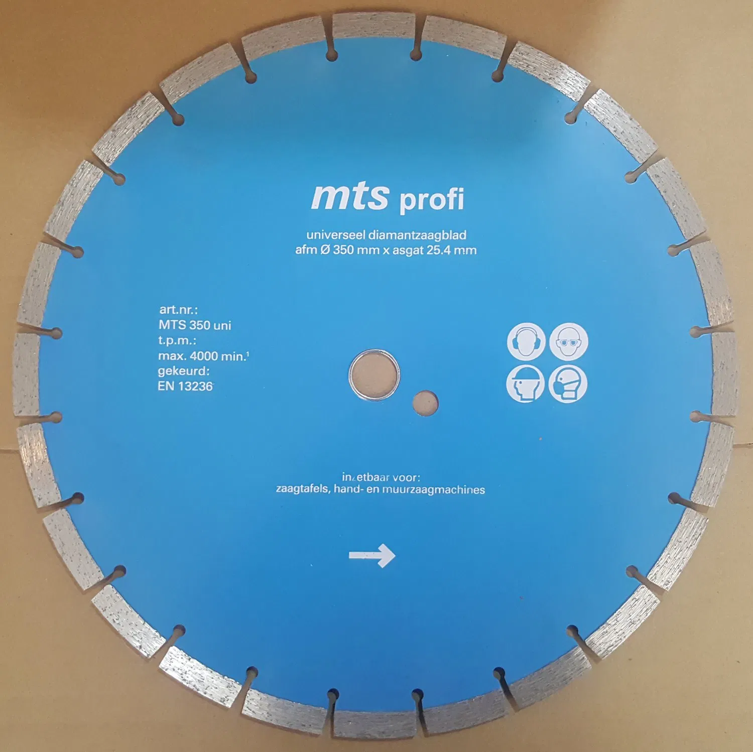 Diamond T-Sengement Turbo Blade for Cutting