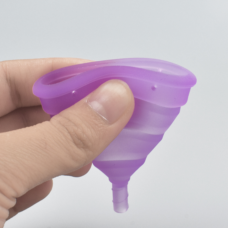 Wholesale Manufacturers Custom Foldable Reusable Medical Grade Silicone Women Menstrual Cup Copamenstrual