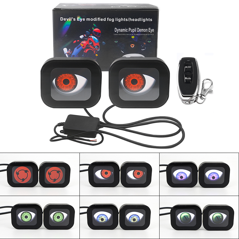 Светодиодные Дьявольские Глаза для авто и мотоциклов
