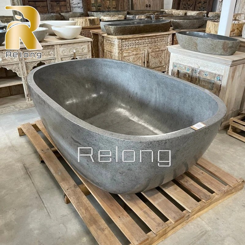 Мраморная ванна для дома, белая