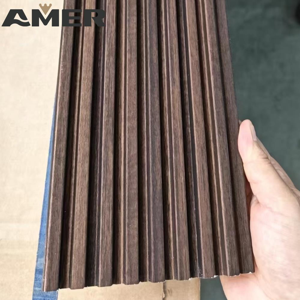 Waterproof PS Wall Panel 3D Wood Color Wall Paneling