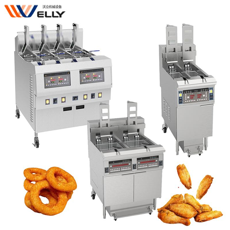 Commercial Chicken Gas Griddle with Deep Fryer Gas Type Fryers Machine for Restaurant