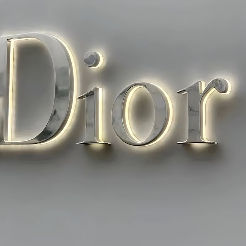 Ezd Factory Price 3D Logo Channel Letters Design Business Signs Outdoor Lighted