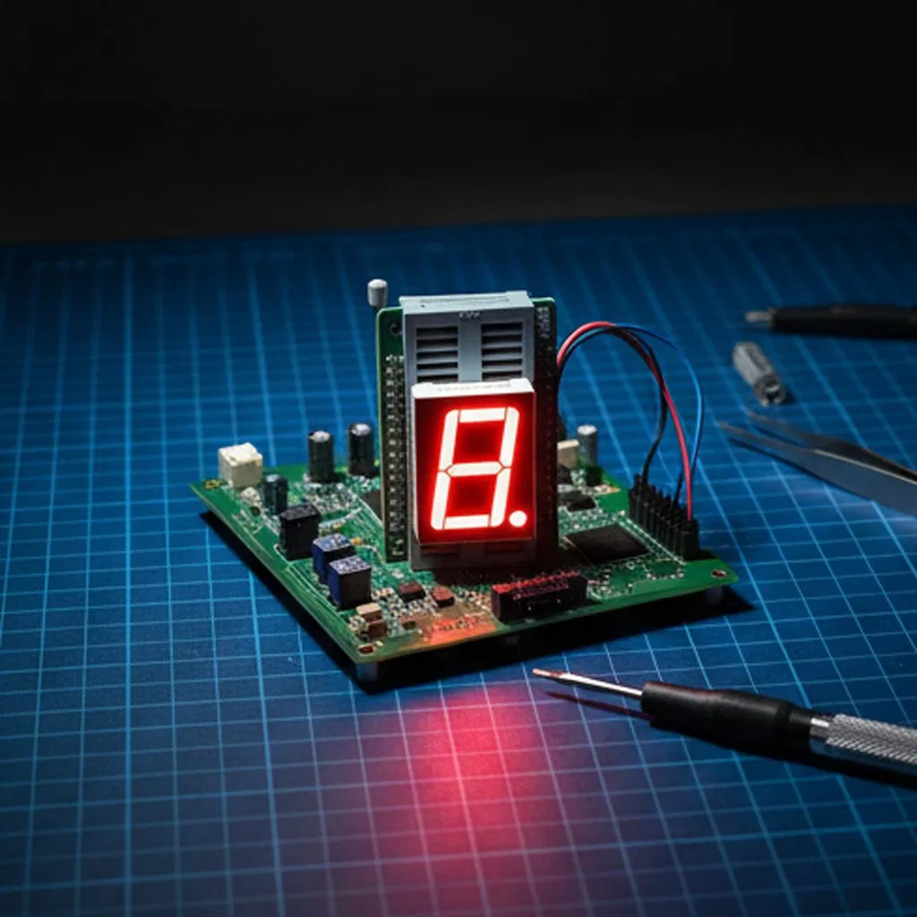 Premium White 0.56-Inch 7 Segment LED Display Module for Electronics