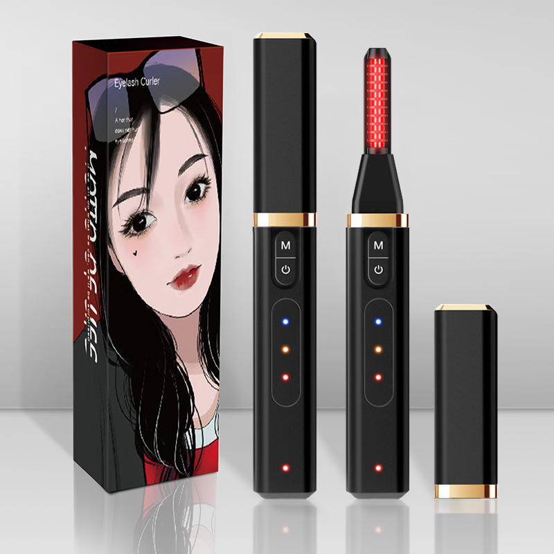 Intelligent Temperature Control Heating Rechargeable Electric Eyelash Curler