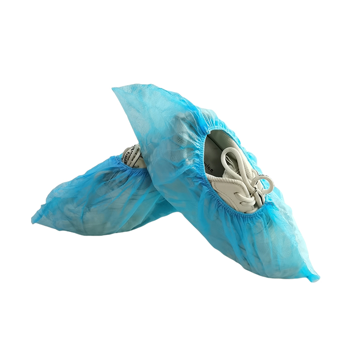 Anti-Skip Nonwoven Over Shoes Non Slip Disposable Shoe Cover Dustproof Machine Made Overshoes for Hotel Factory Hospital Cubre Calzado Con Antideslizante