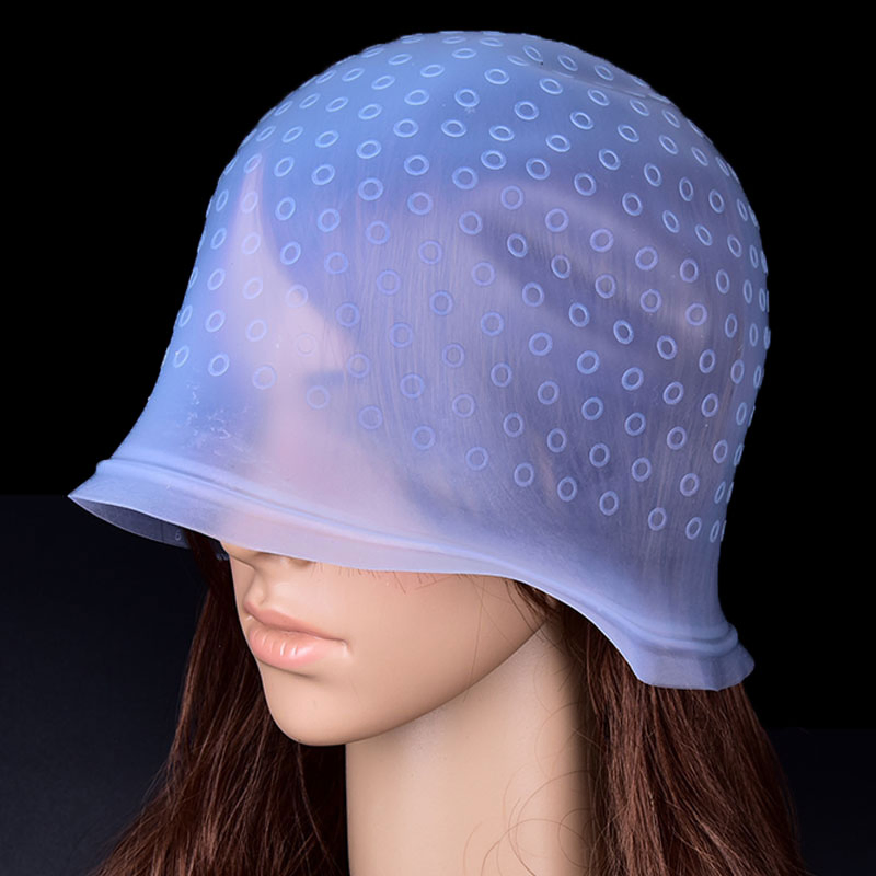 Wholesale Salon Soft Silicon Hair Dye Coloring Highlighting Cap