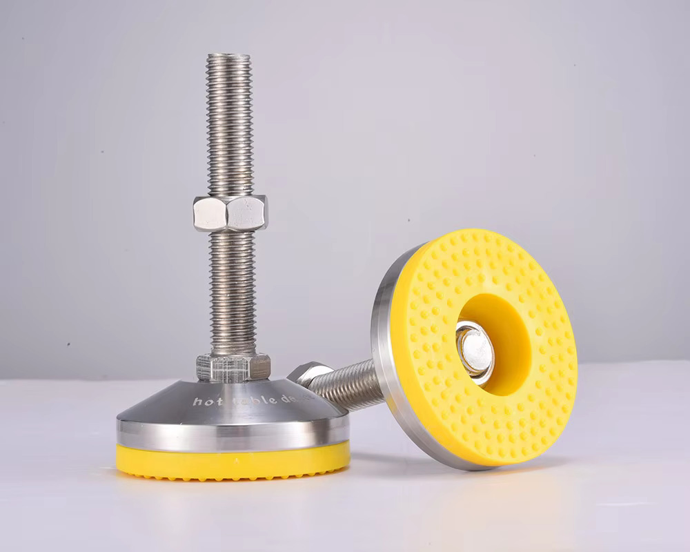 Durable Fixed Adjustable PVC Support Foot for Heavy-Duty Applications