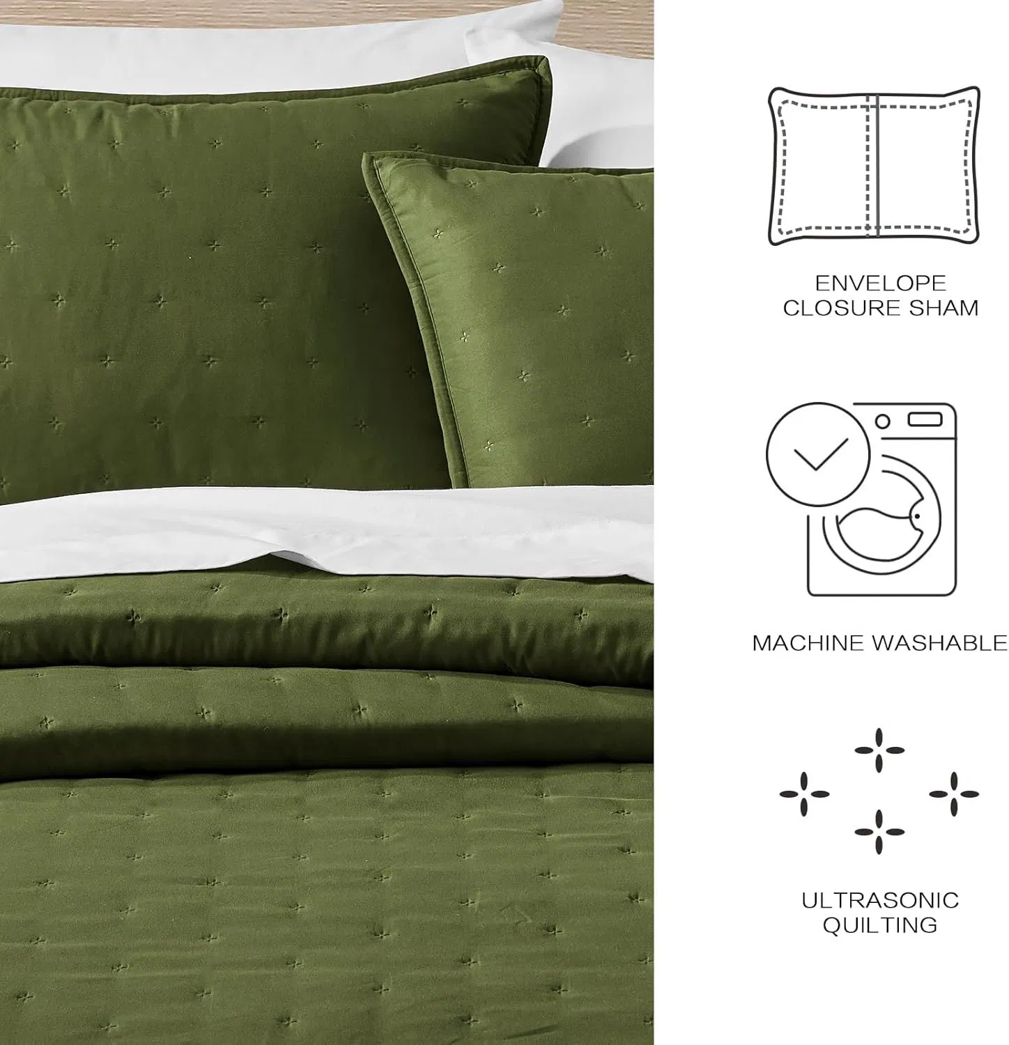 Комплект постельного белья из 100% хлопка, King