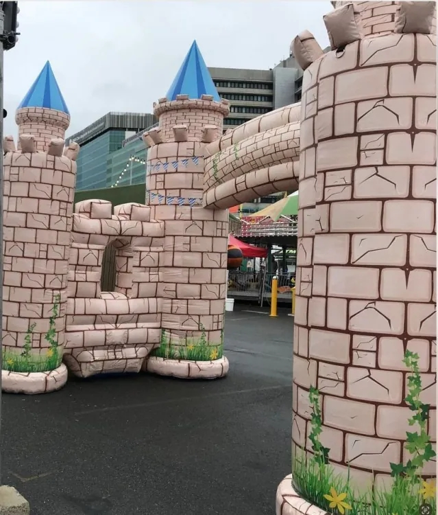 Boyi Advertising Inflatable Castle Inflatable Archway Inflatable Welcome Castle Arch