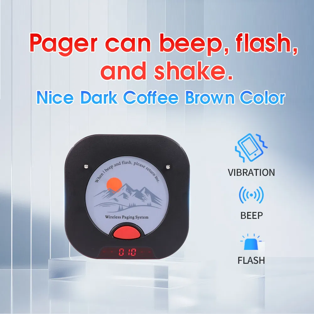 Wireless Buzzer Calling System 20 Coasters for Food Truck Bar Cafe Shop