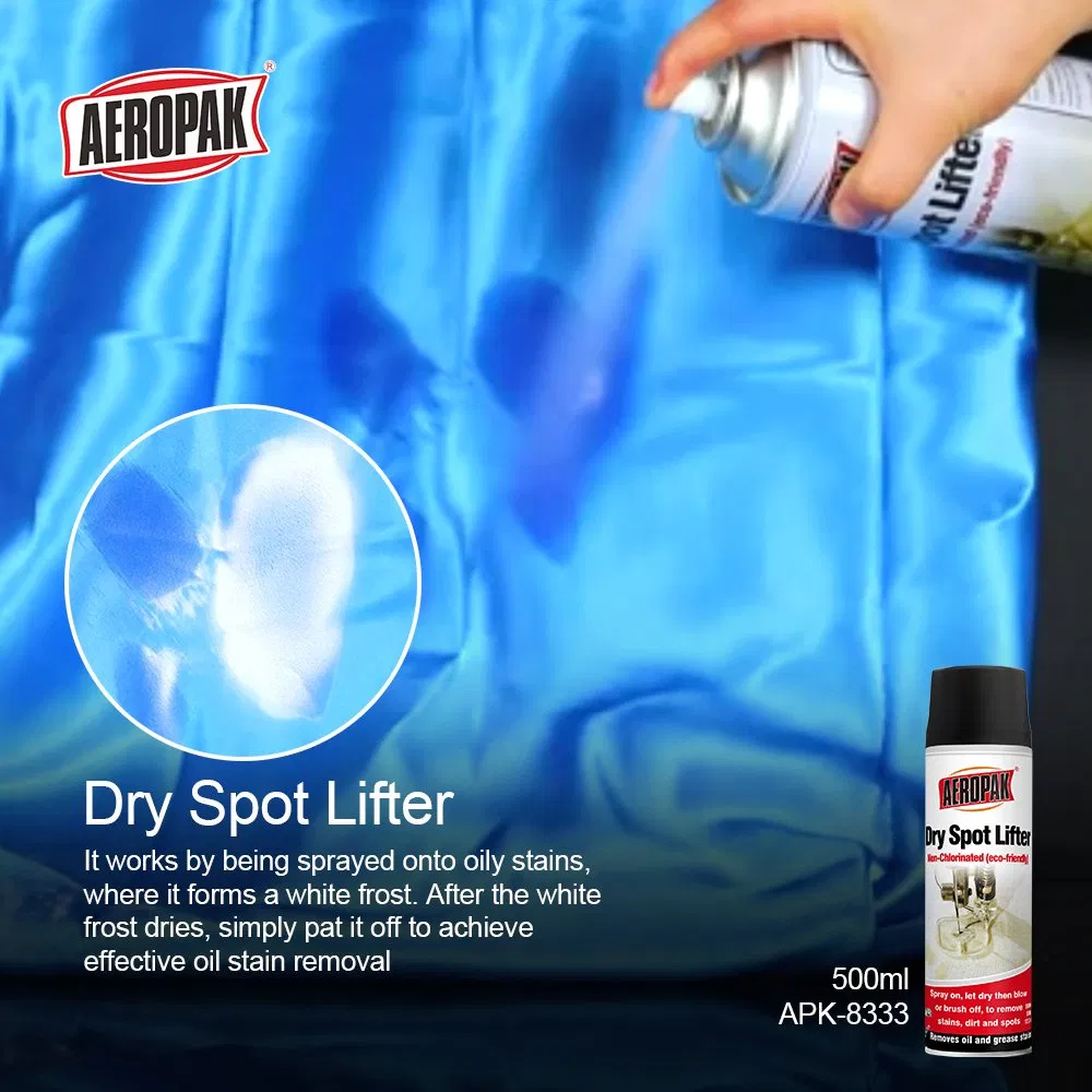 Aeropak 500ml Aerosol Environmentally-Friendly Clothing Oil Stain Cleaner Fabric Oil Stain Penetrating Remover Spray