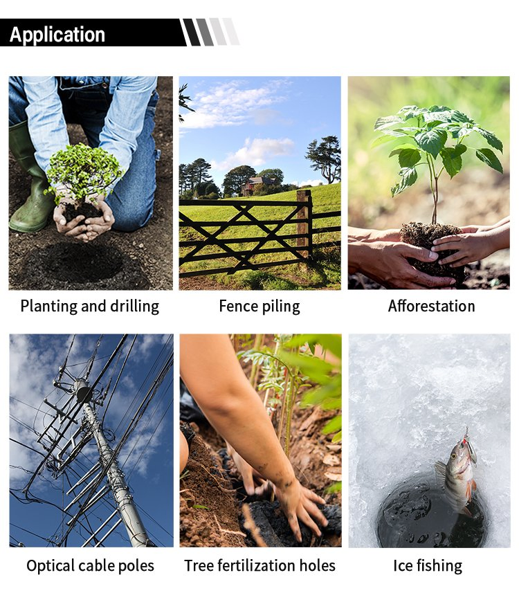 25.4cc Petrol Tree Drill Auger Gasoline Hole Digger Machine Portable Drill (DS260B)