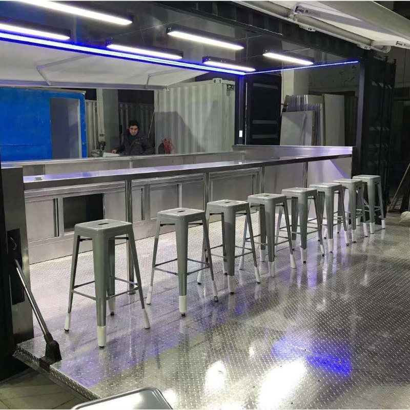 Modern Prefab Container Houses Cafe Bar Restaurant Tops Design for Sale