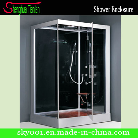 Black Back Rectangle Hinge Steam Shower Room Products (TL-8806)