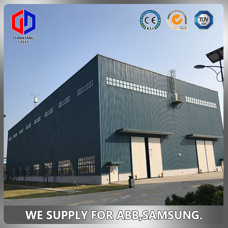 Weld Structural Steel Beams and Columns Welding Steel Structure Warehouse Prefabricated Building