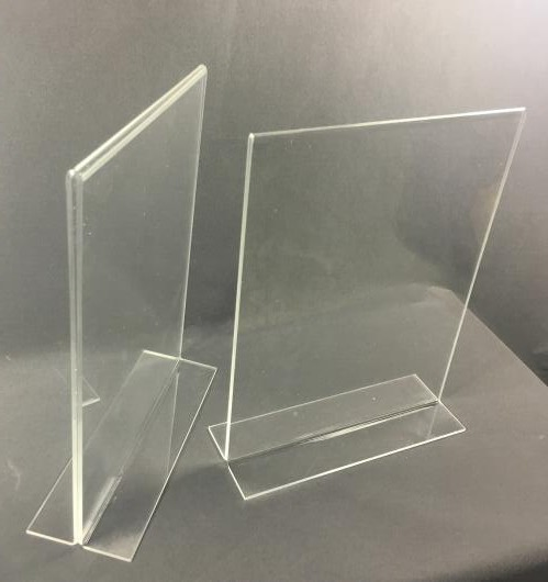 Menu Display Holder A4 Clear Transparent Acrylic Sign Display Holder