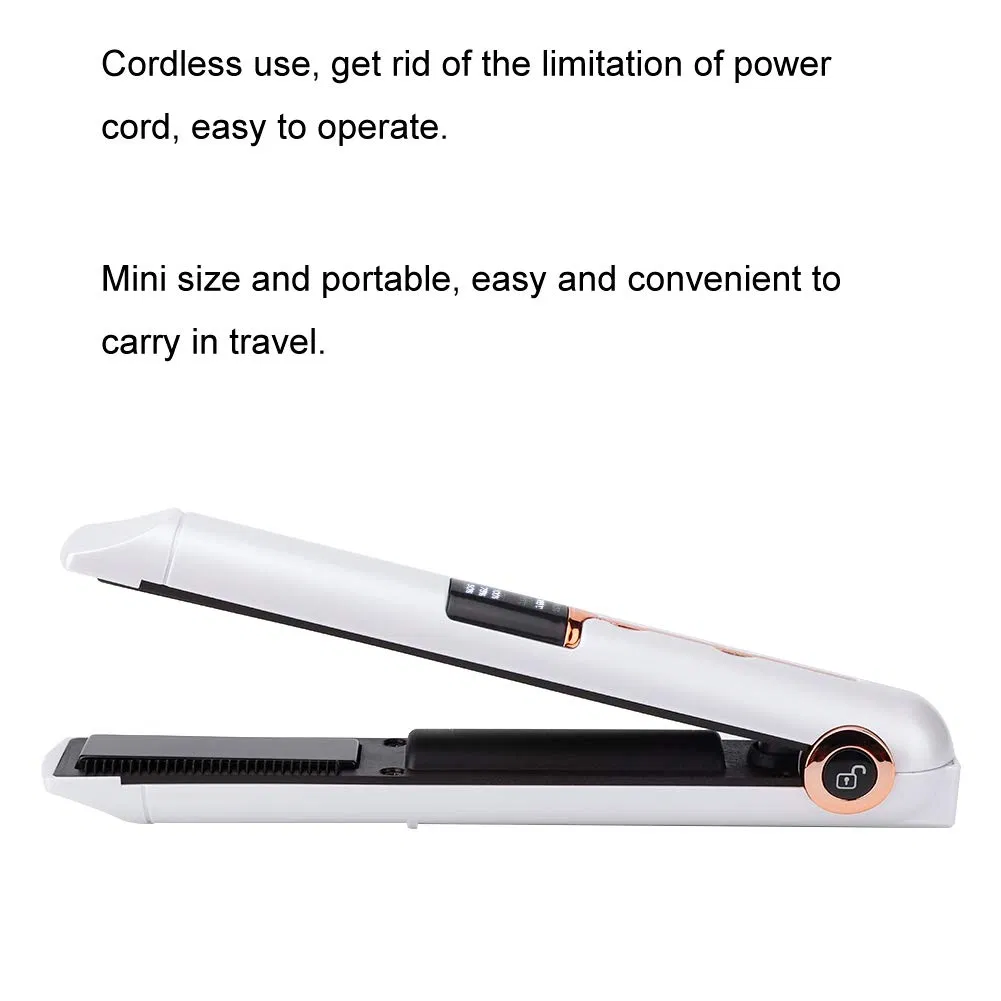 Rechargeable Cordless Hair Straightener Flat Iron