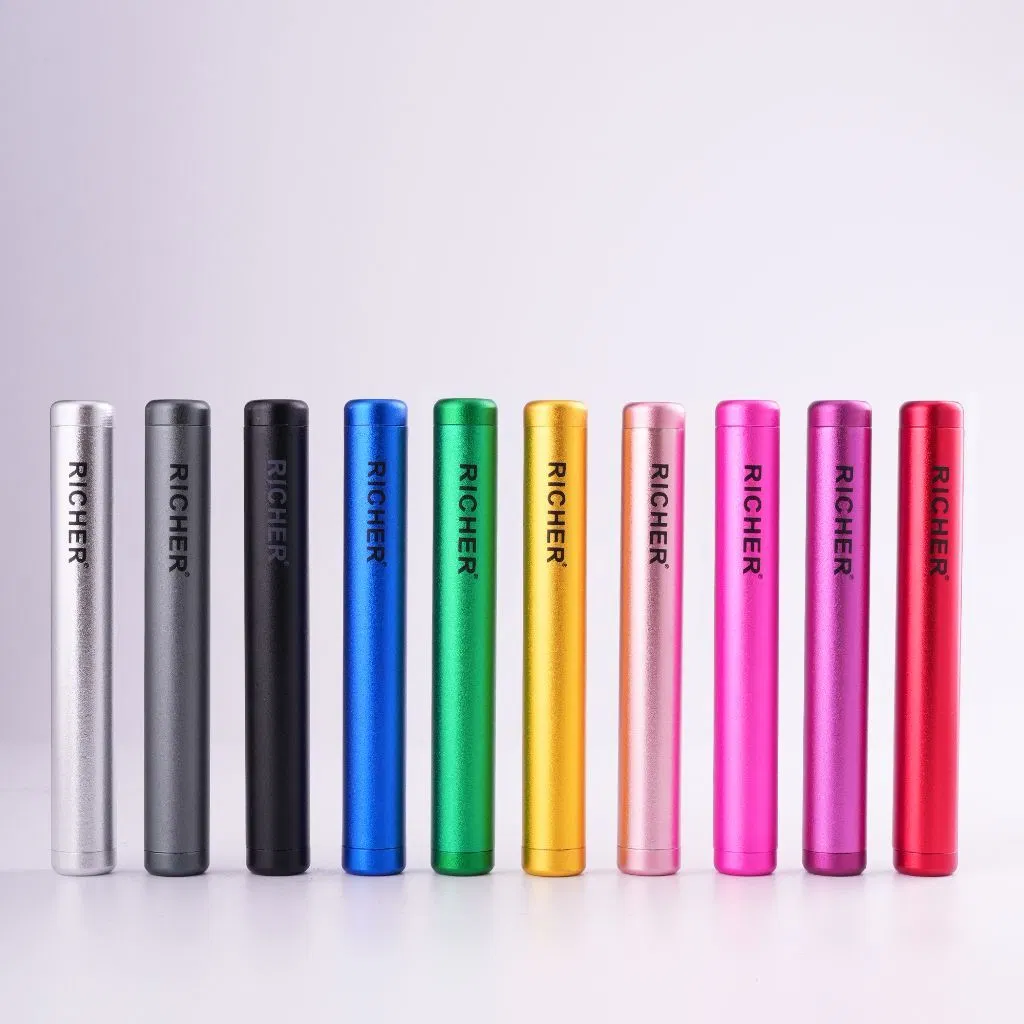 Wholesale Custom Portable Pre Roll Tube Aluminum Alloy Storage Tube Container