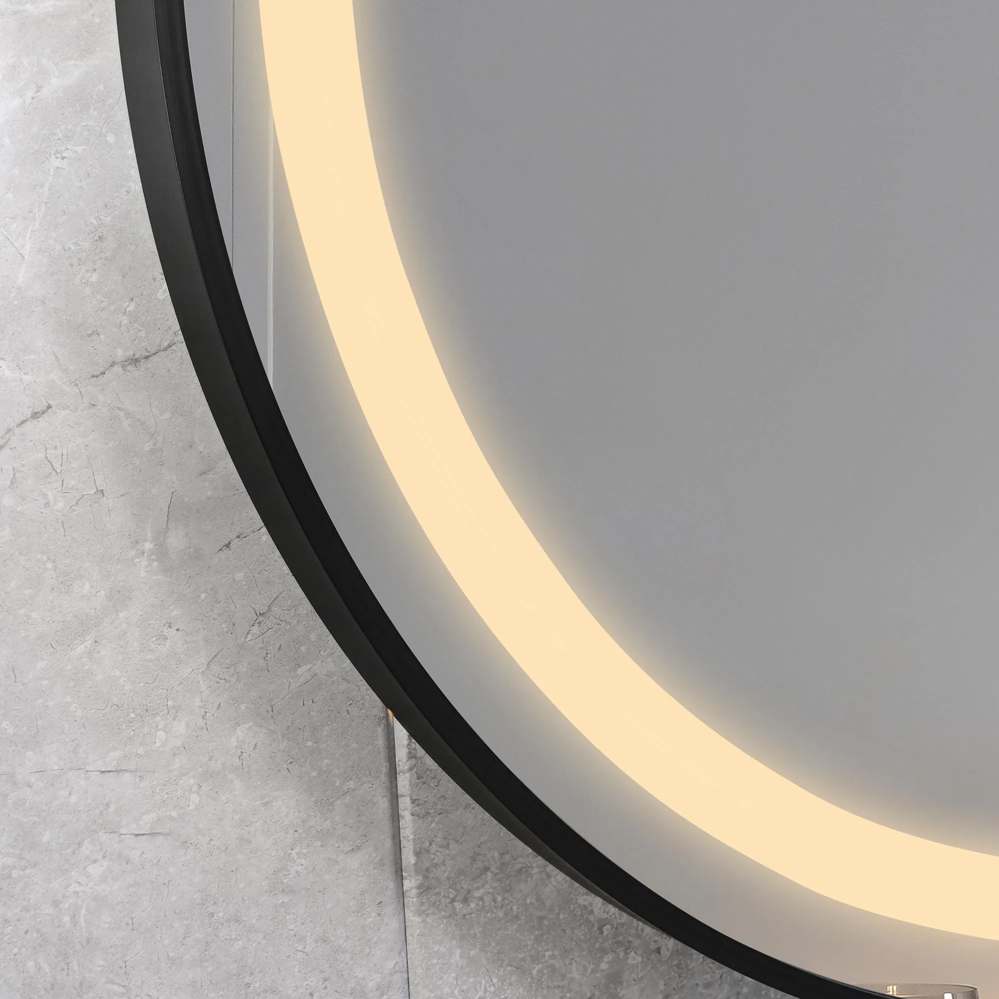 CE ETL Approved LED Mirrors Wall Mounted Framed Espejo Smart Bathroom Mirror