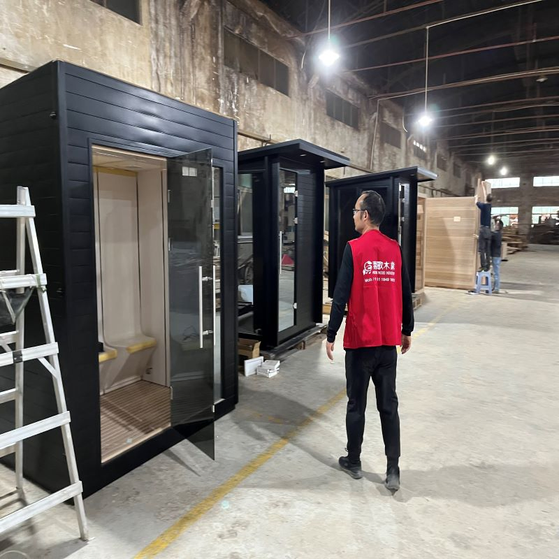 Уличная паровая сауна на 4 человека