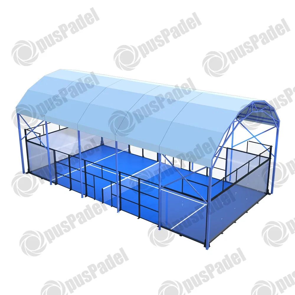 Easy Installation Panoramic Outdoor Paddle Tennis Field Padel Court Roof