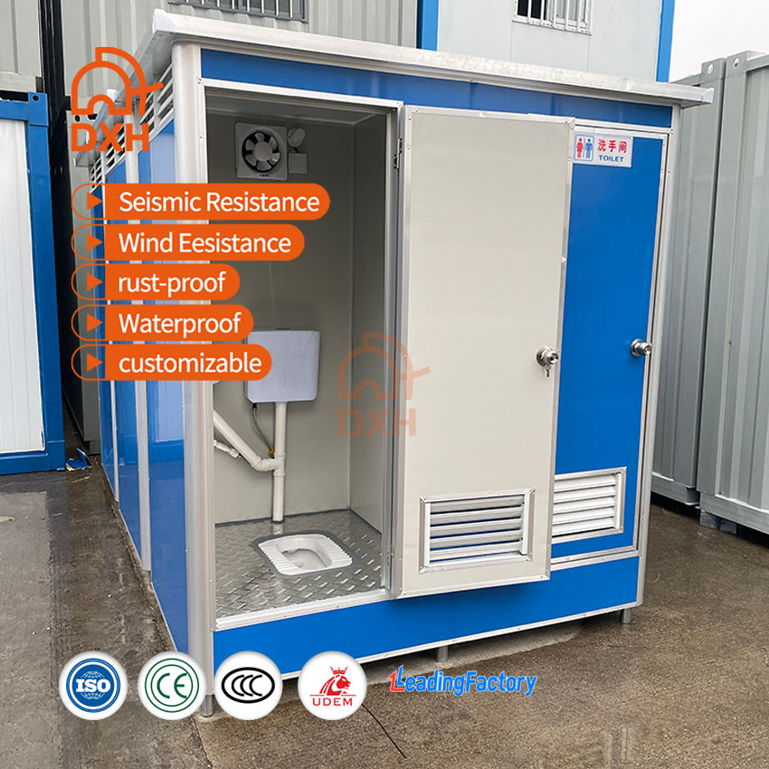 Supplier Portable Mobile Flat Pack Container Restroom Public Toilet