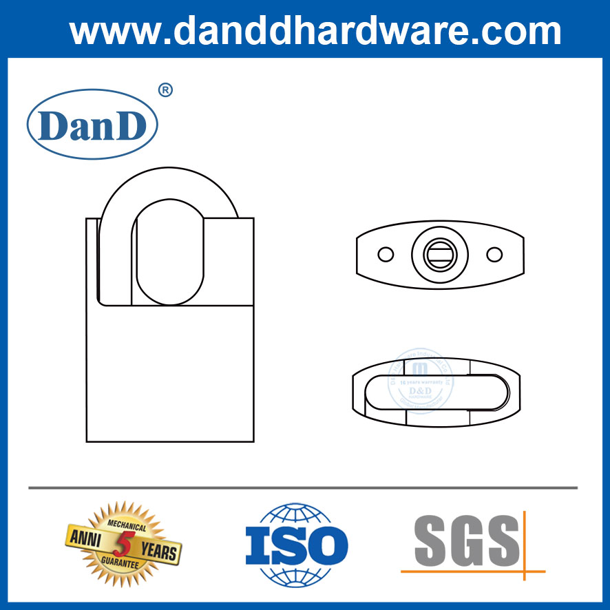 China Factory Price Storage Storeroom Door Key Padlock with Master Key