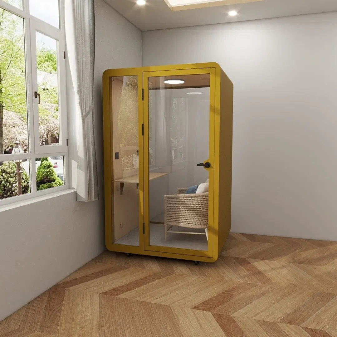 Electronic Decoration for a Telephone Booth and Phone Booth Is Vital for a New Meeting Pod