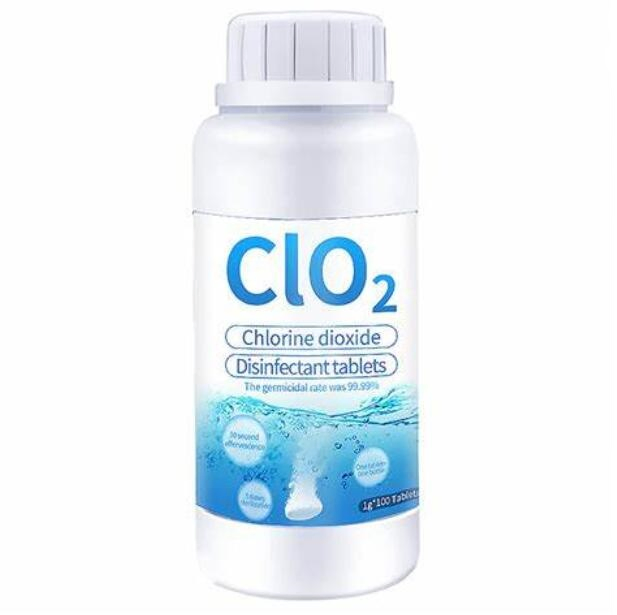 Drinking Water Purification Tablet Chlorine Dioxide 10% Tablet 1g-100g