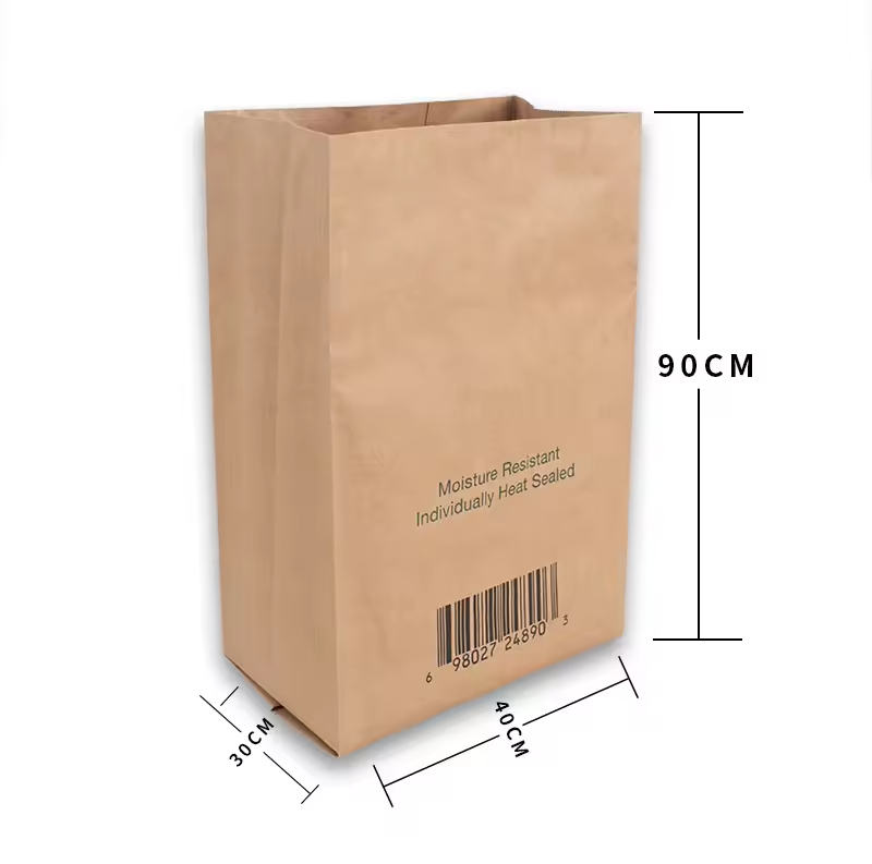 Logo Brown Kraft Paper Gardening Bag