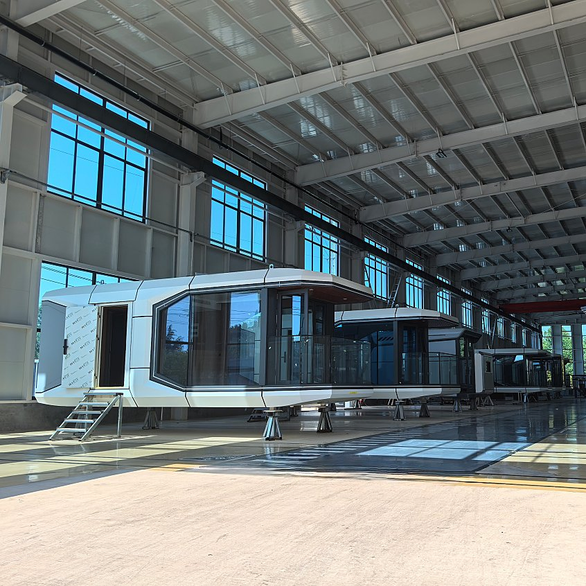 Standard Low-Cost Fast-Build Portable Mobile Capsule House for Easy Relocation