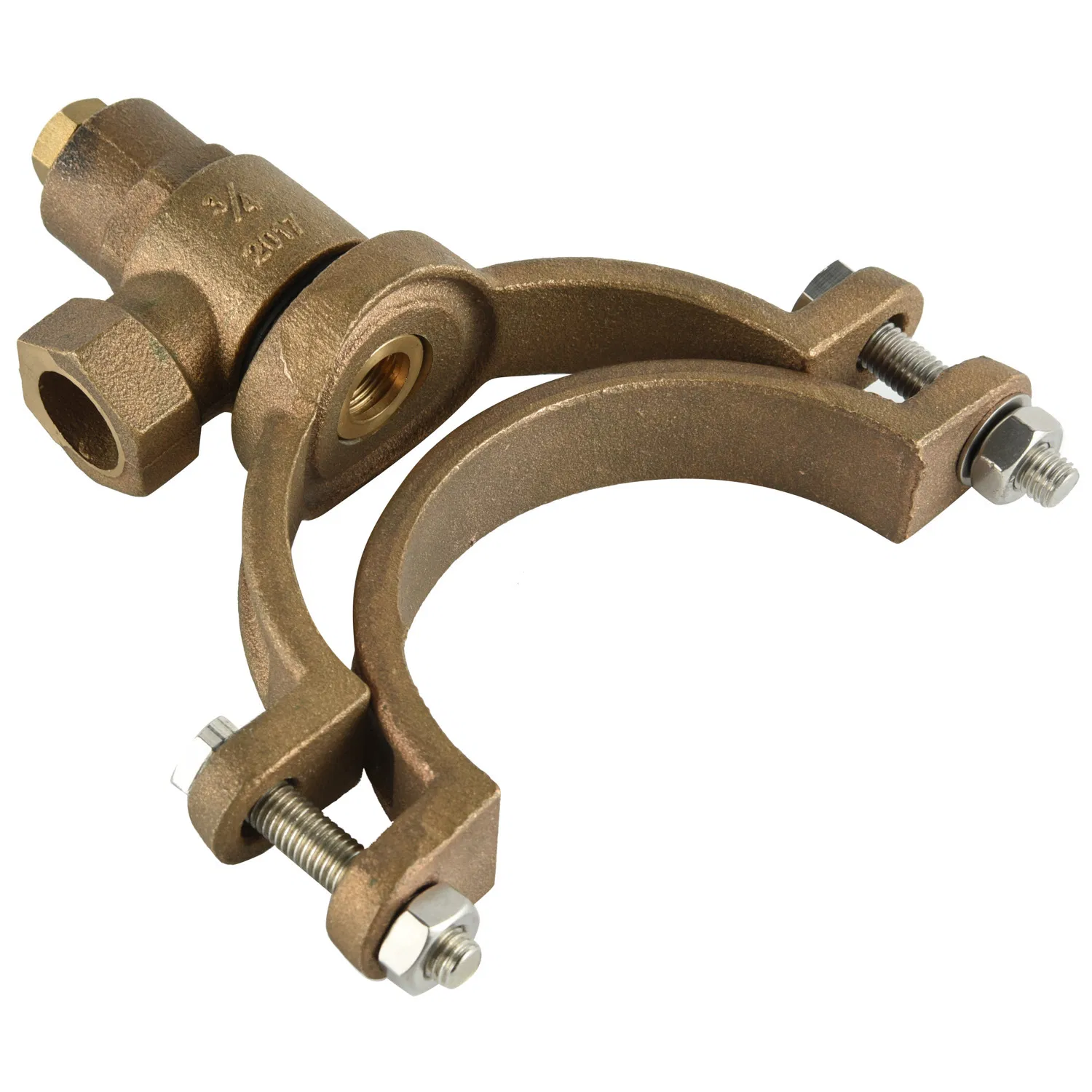 Gunmetal Self-Tapping Ferrule Straps with Thread End