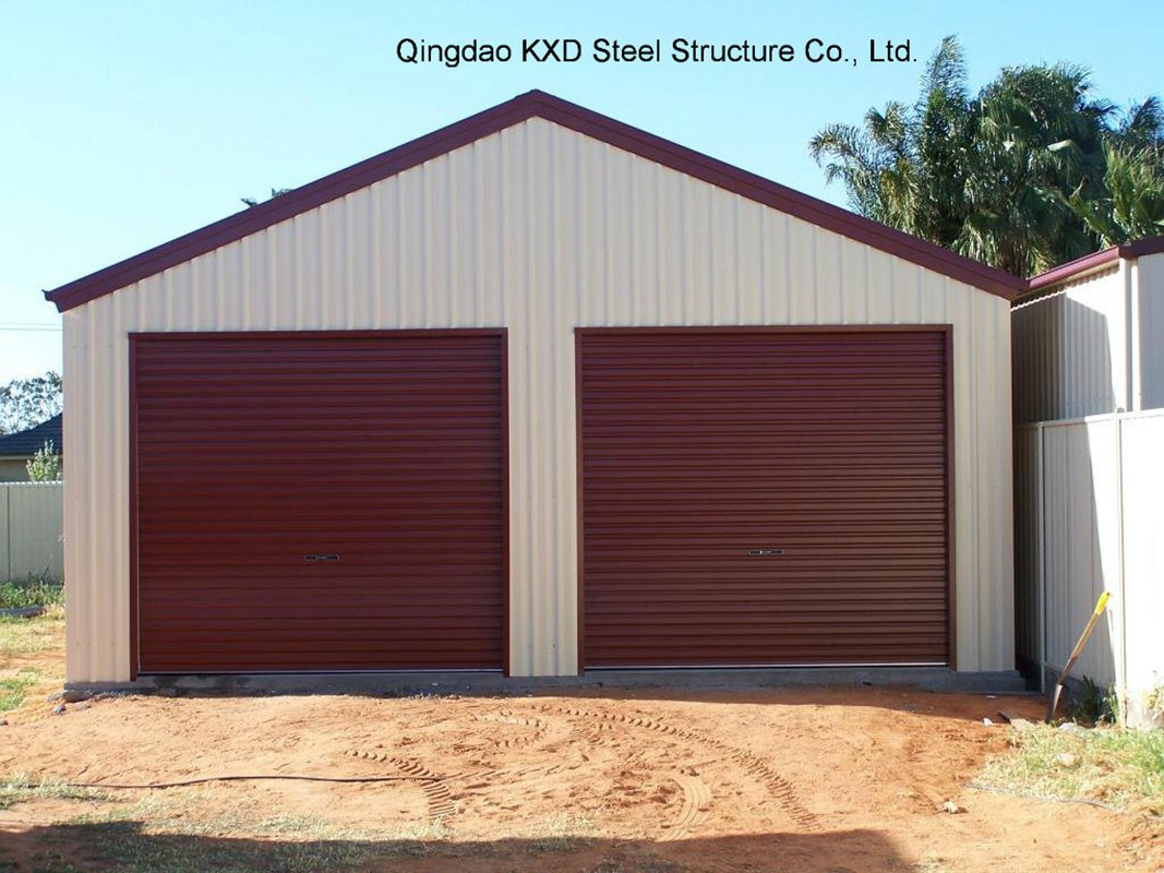 Peb Roof Color Prefabricated Light Steel Structure Modular Garage House Shed