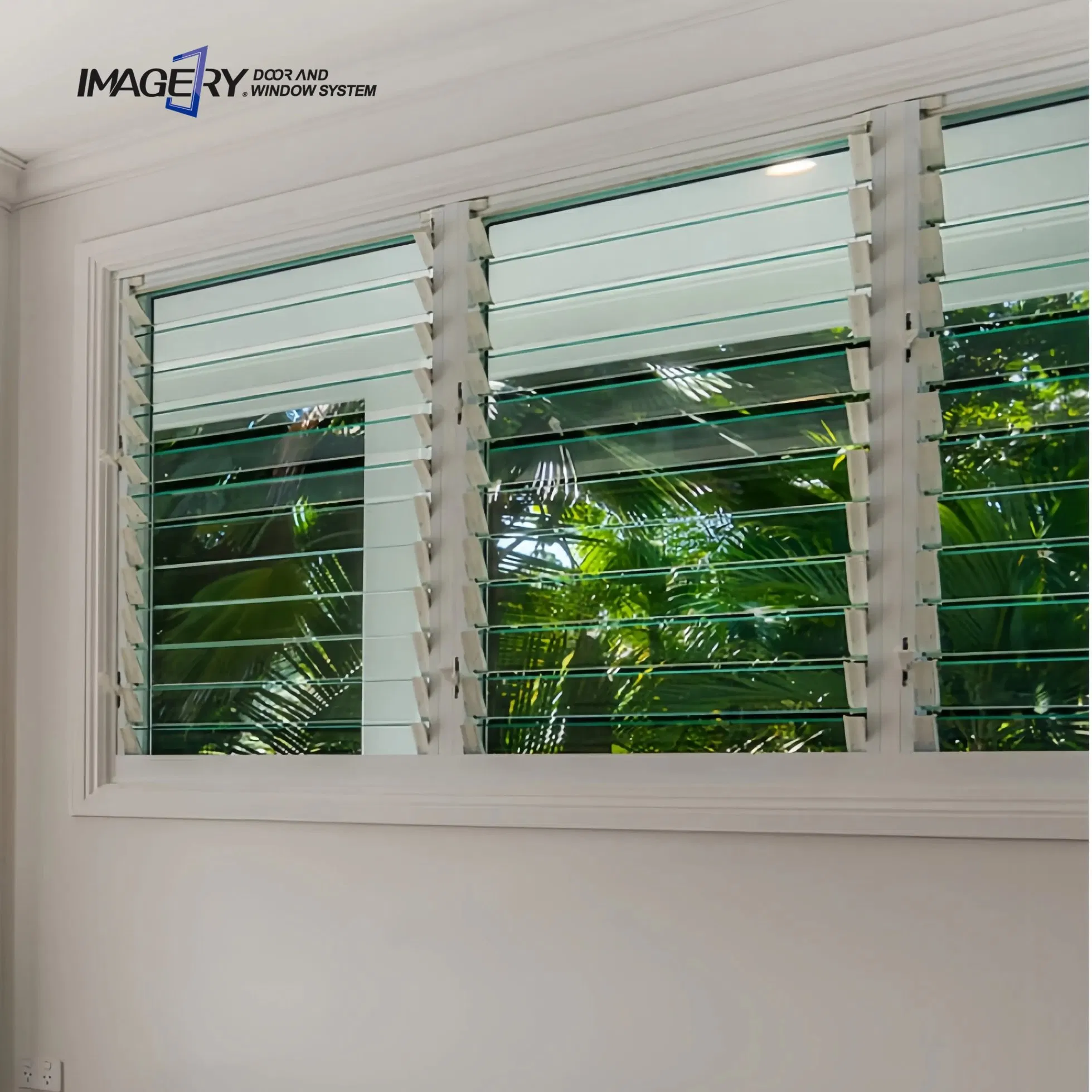 Customizable Tempered Glass Window Shutters for Modern Homes