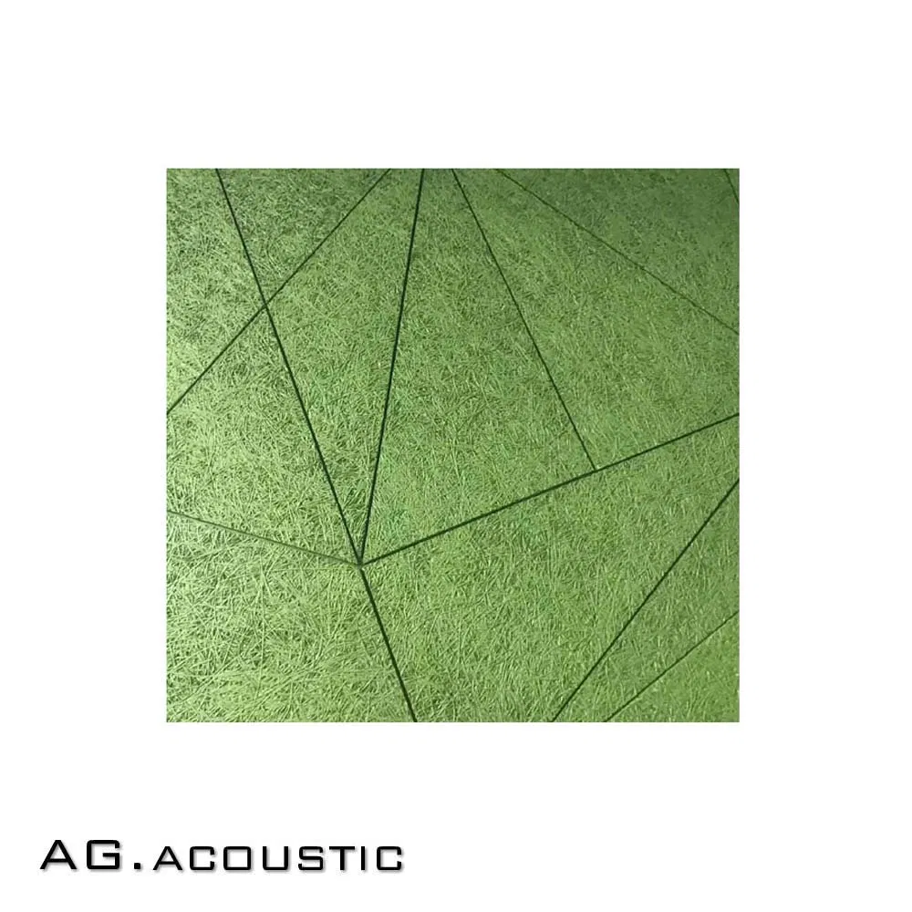 AG. Acoustic Eco Colored Painting Surface Wood Wool Acoustic Wall Ceiling Tiles