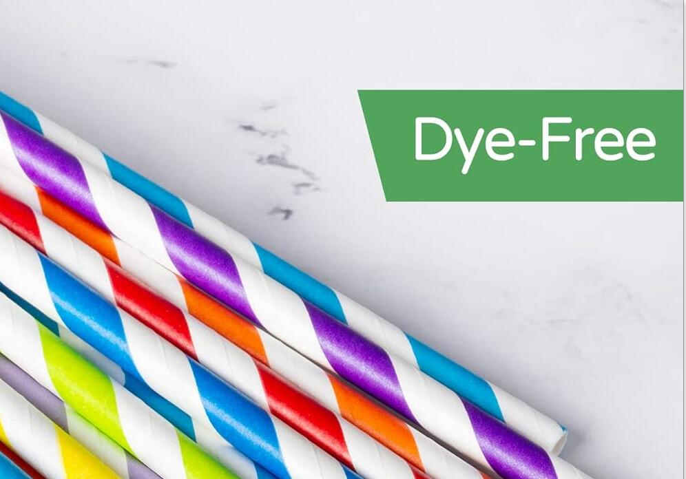 Eco-Friendly Disposable Healthy Drinking Straw Drinkware, BPA-Free Paper Straws