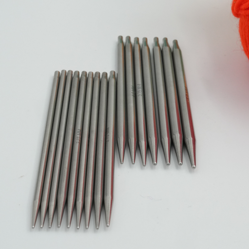 Stainless Steel 304 Interchargable Circular Needles Sets (8PCS)
