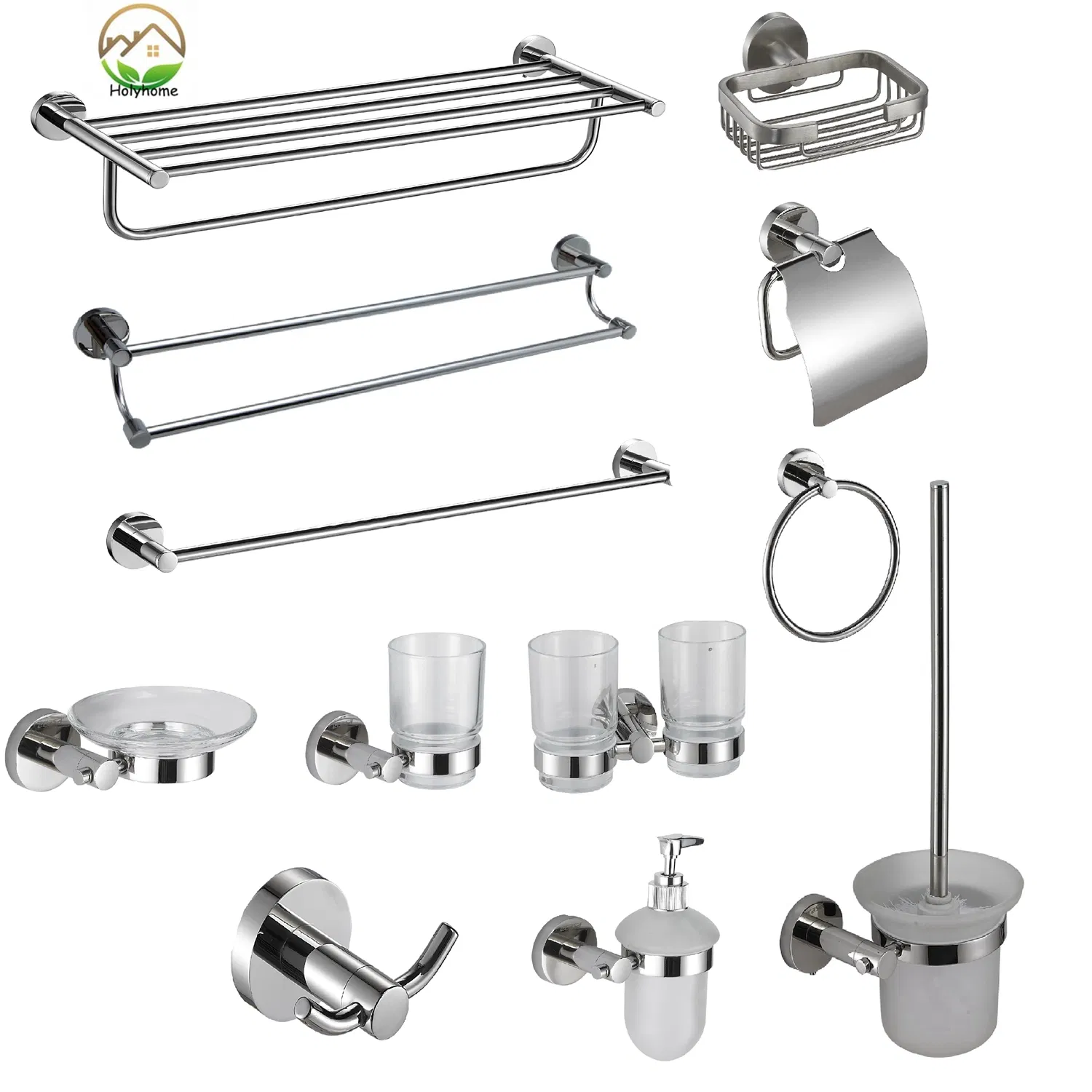 China Supplier Bathroom Accessories Shelf Modern Sanitary Bathroom Fittings