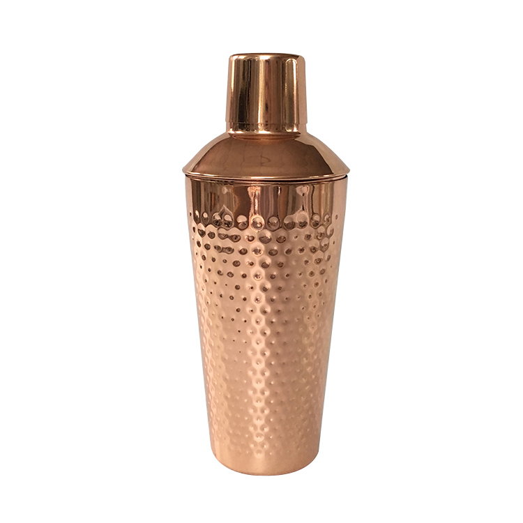 Шейкер для коктейлей металлический Premium Gold/Copper
