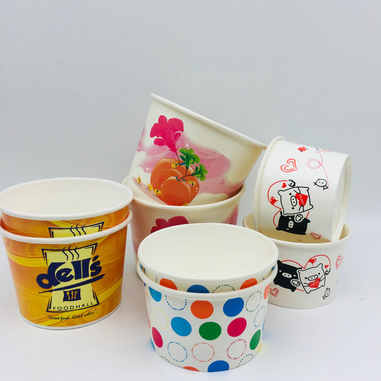 Compeptitive Price Double PE Coated Disposable Ice Cream Paper Cup