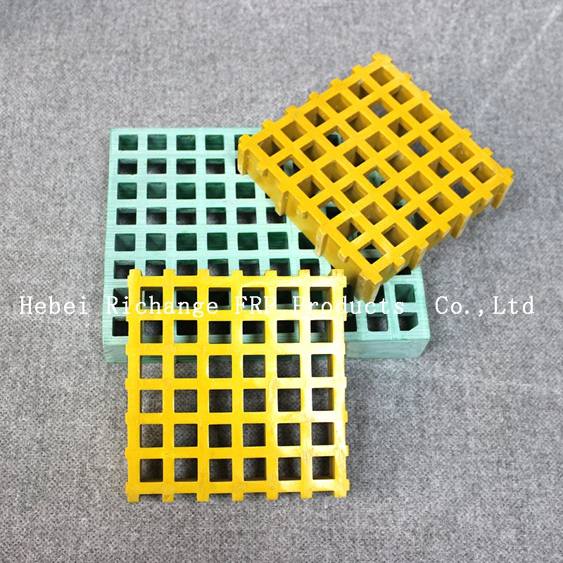 30*30mm Mesh Rooftop Walkway Floor GRP FRP Fiberglass Grating