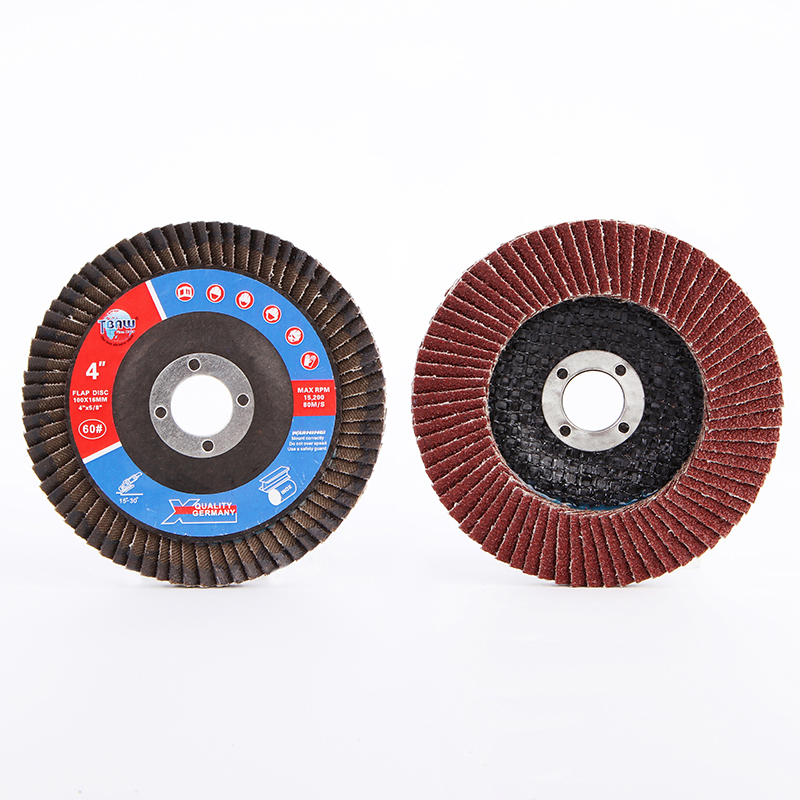 Лепестковый шлифовальный круг 100x16 мм, зерно 60, для металла