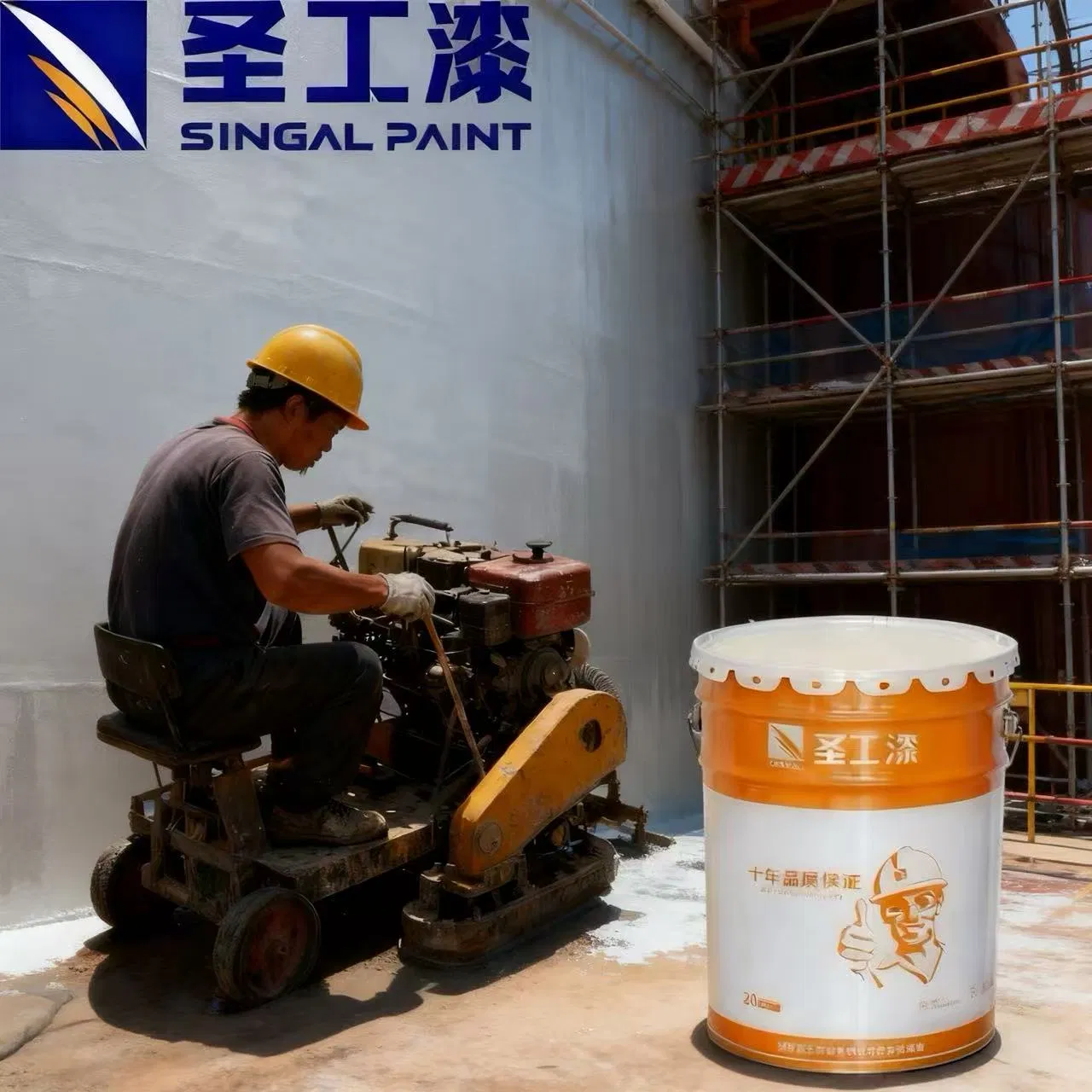 High-Performance Waterborne Fireproof Coating for Steel Structures: Eco-Friendly, Low-Voc, Forms a Dense Protective Layer to Delay Steel Heating,