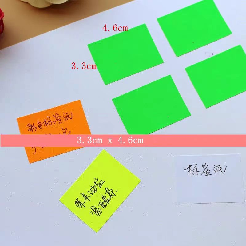 Writable Fluorescent Paper Label Self-Adhesive Material Roll