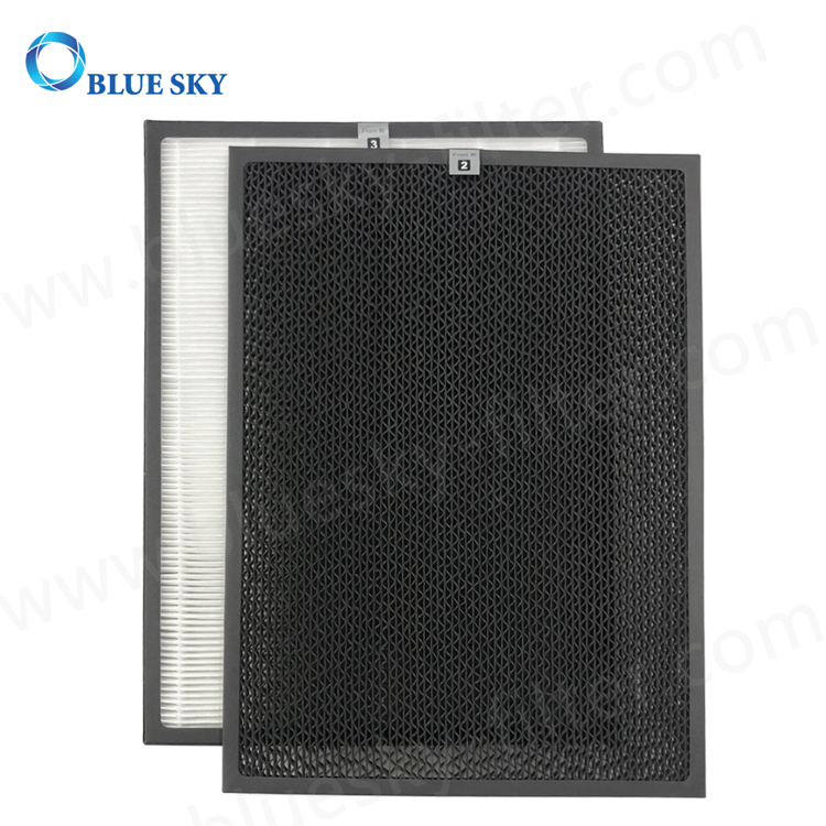 Customized Panel Activated Carbon H13 True HEPA Air Purifier Filter Replacements