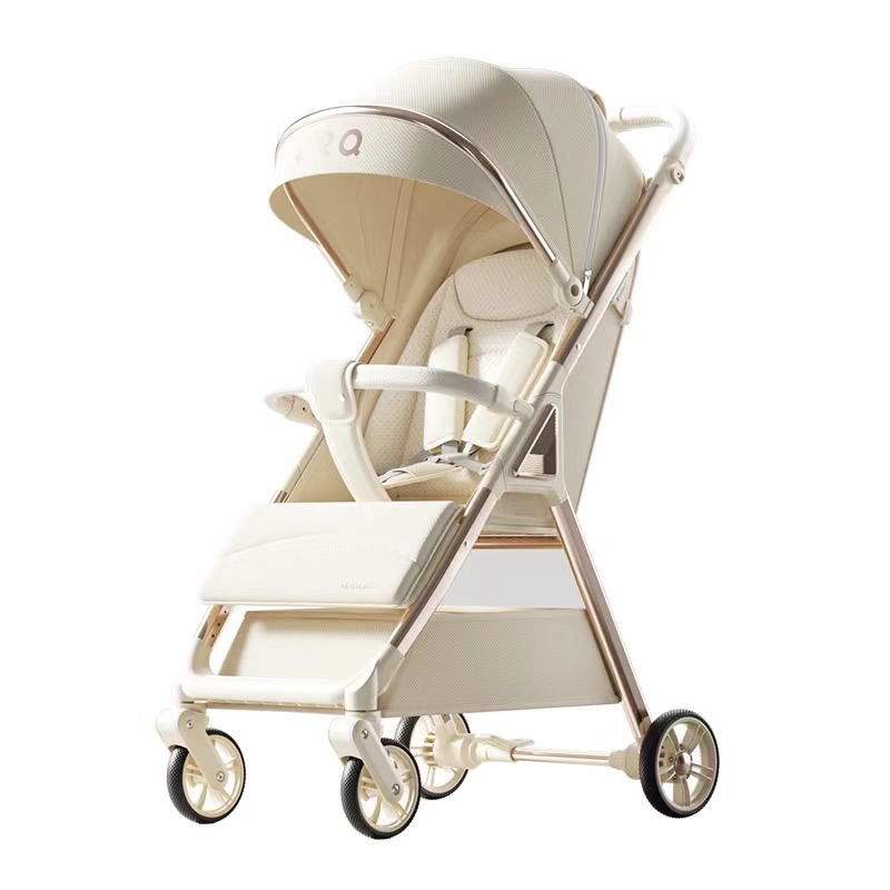 High Landscape Lightweight Baby Stroller/PU Wheel/Portable and Easy to Fold